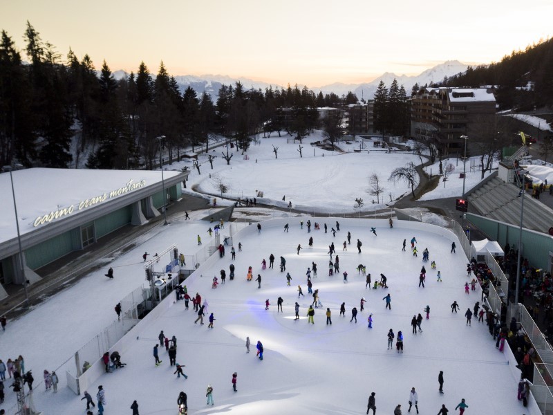 Patinoire d'Ycoor et curling