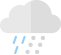 Schauer von Regen oder Schnee.