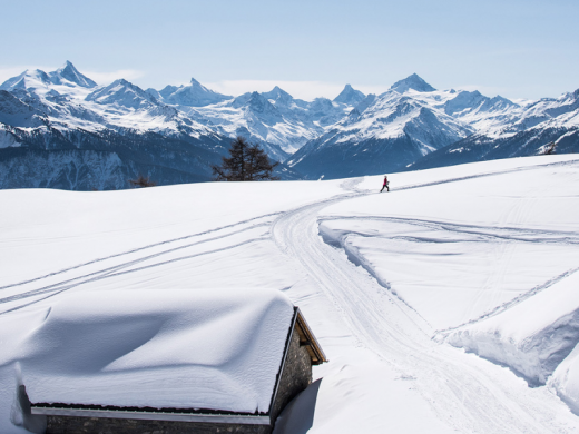 l'hiver &agrave; Crans-Montana