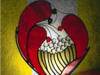 Ausstellung von Werken in Buntglas 