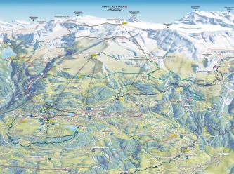 Cable cars' summer map