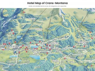 Map of the hotels