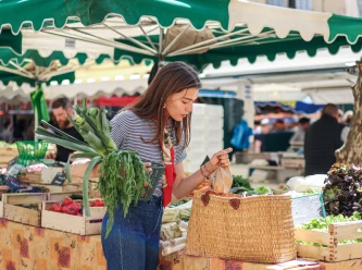 Market in Crans