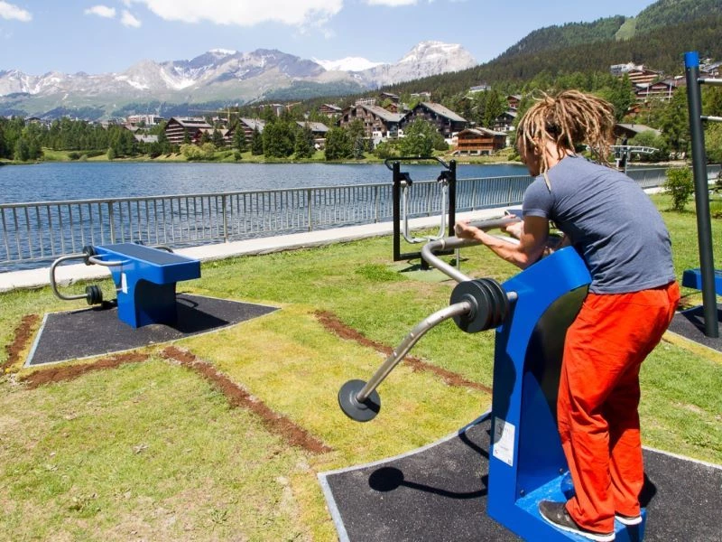 Fitness ext&eacute;rieur Crans-Montana