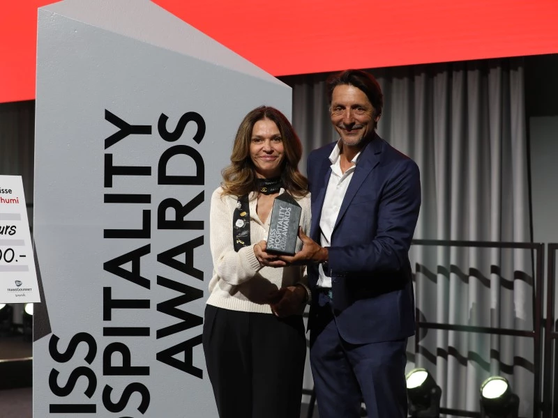 Hostellerie Pas de l'Ours Franck Reynaud aux Swiss Hospitality Awards