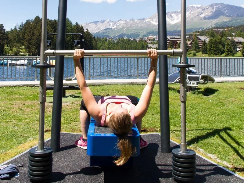 Fitness ext&eacute;rieur Crans-Montana