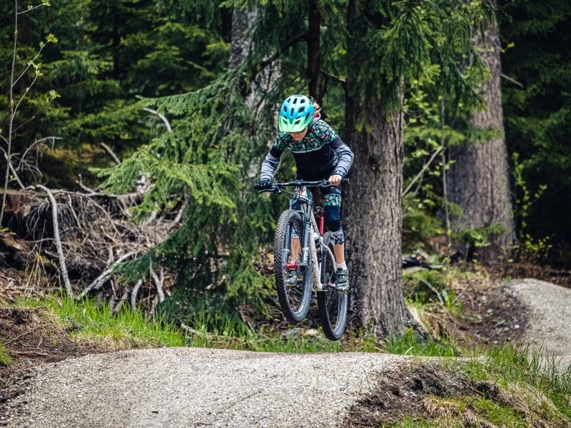 Family Forest Loop Jump