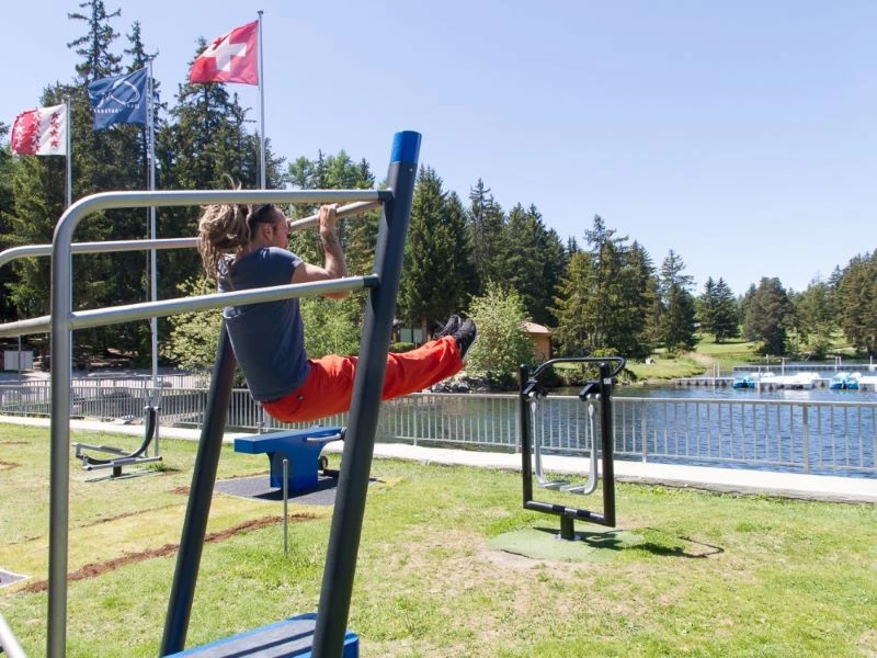 Fitness ext&eacute;rieur Crans-Montana