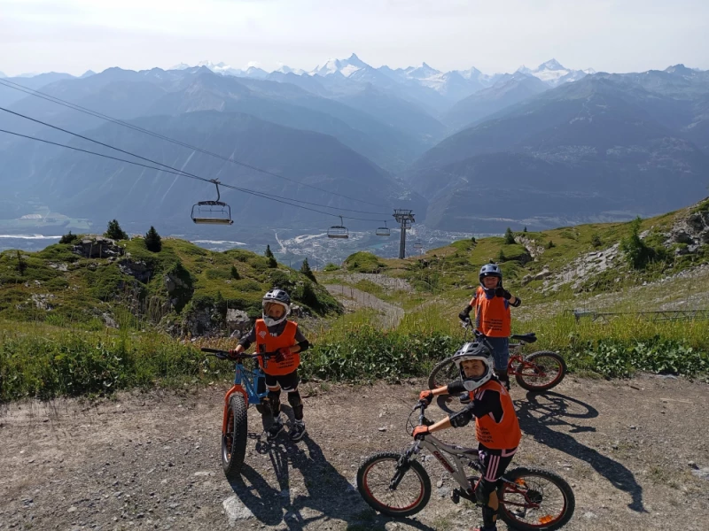 Wallis bike school crans montana 