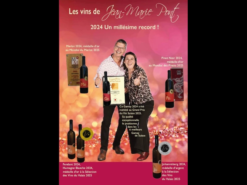Des distinctions pour les Vins de Jean-Marie Pont