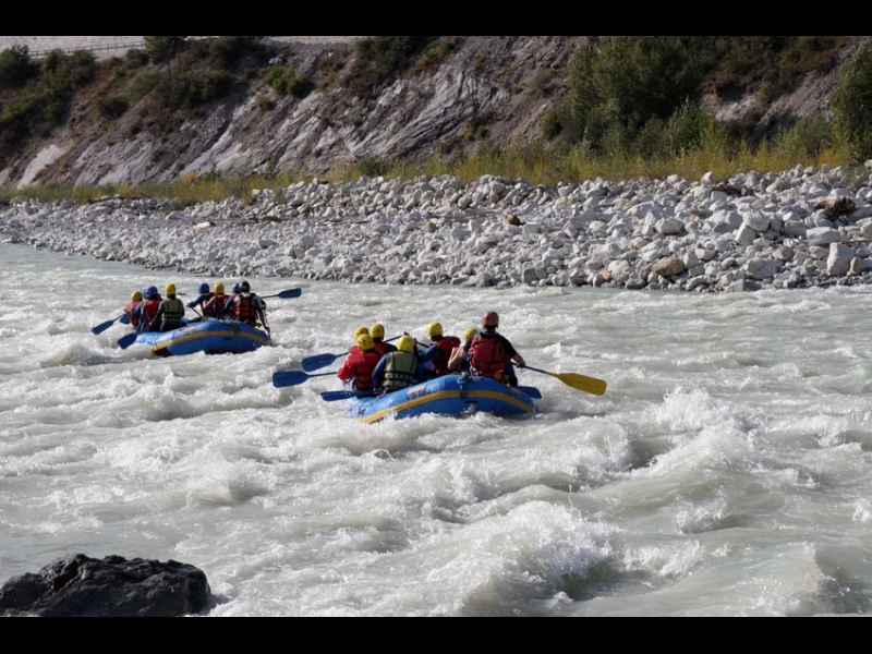 rafting en valais depuis Crans-Montana
