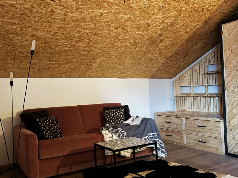 Coin s&eacute;jour, chambre Palladium