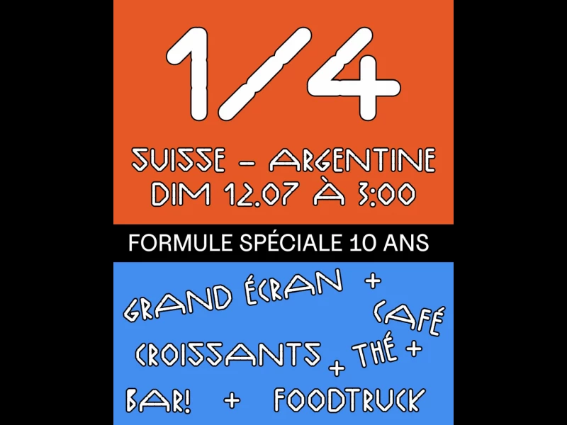 Flyer match suisse argentine