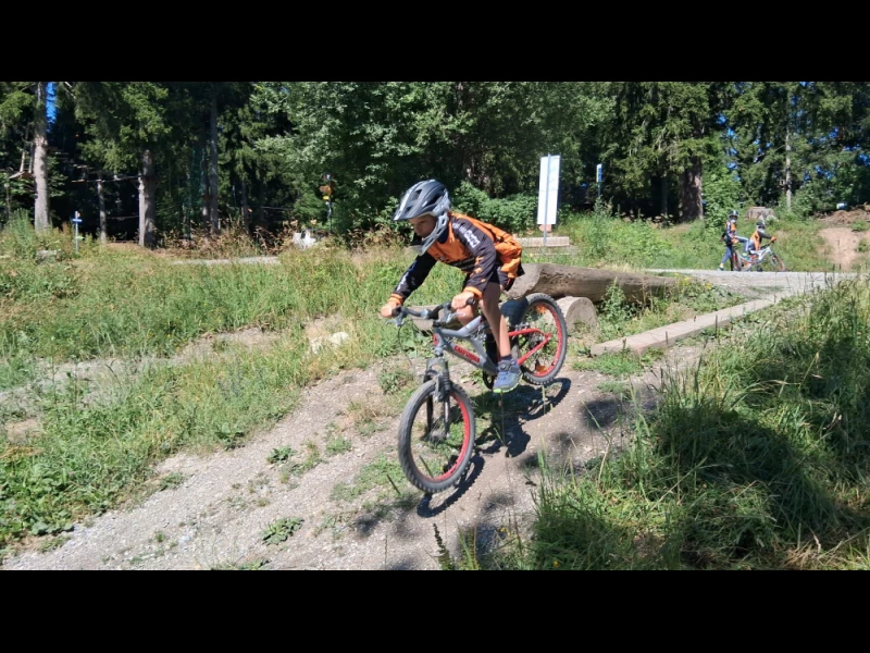 Bike jump crans-montana 