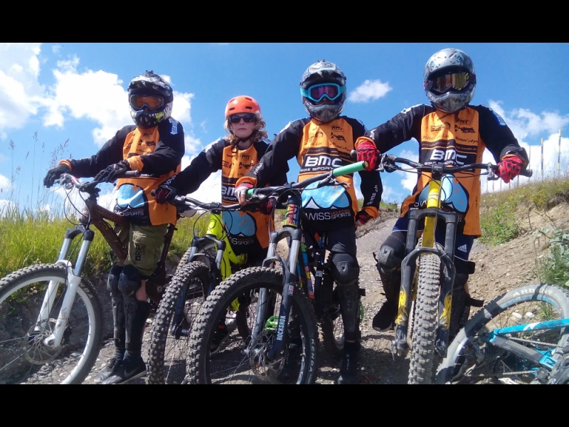 Downhill bike experiences on single track trails