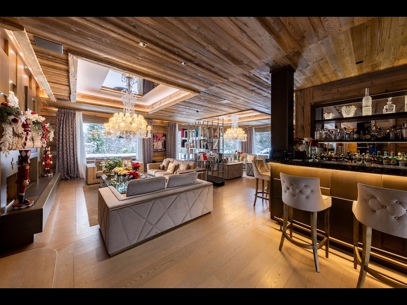 Salon, Chalet Un, Ultima Crans-Montana