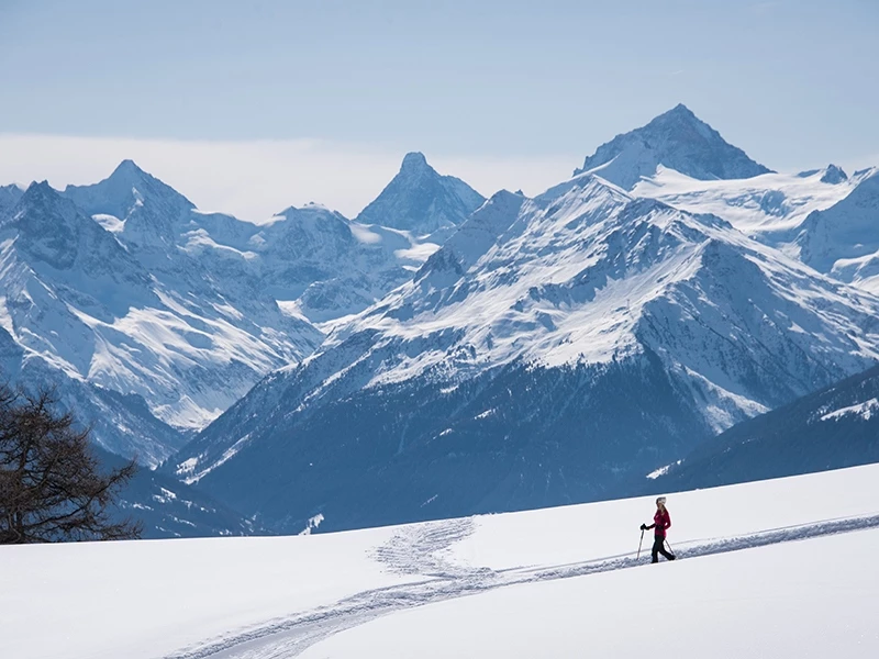 Rando hiver Crans-Montana