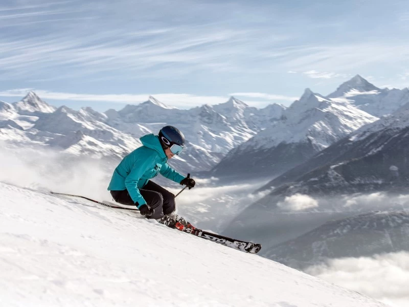 Skieur Crans-Montana