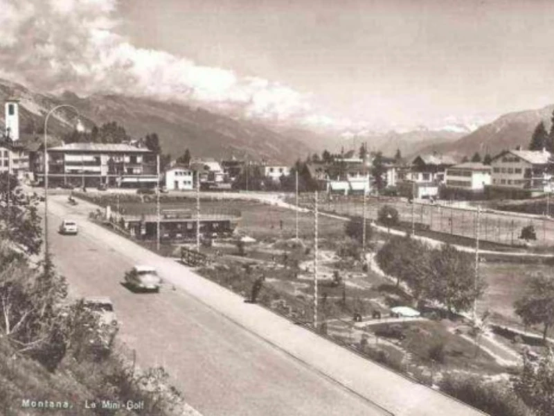 Visites guid�es de la naissance de Montana ou de Crans avec des photos anciennes