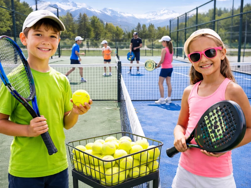 Acad�mie de Tennis , Padel & Badminton au Crans Montana Sports Center 