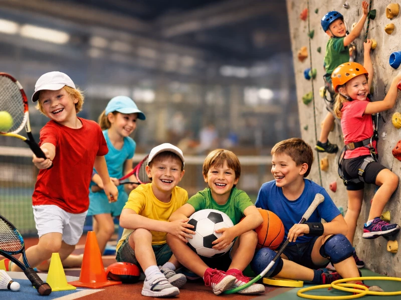 Stages pour enfants vacances de la Toussaint - Multisports, Tennis, Escalade
