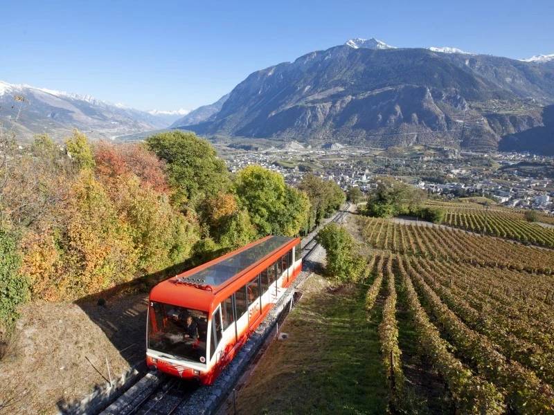 Funiculaire SMC Sierre Montana Crans